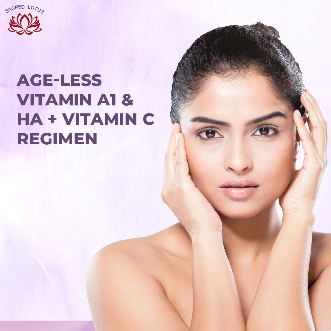 Ageless ANTI-AGING VIT A? + HA + VIT C REGIMEN (Serum + Powder) Mitchell Brands - Mitchell Brands - Skin Lightening, Skin Brightening, Fade Dark Spots, Shea Butter, Hair Growth Products