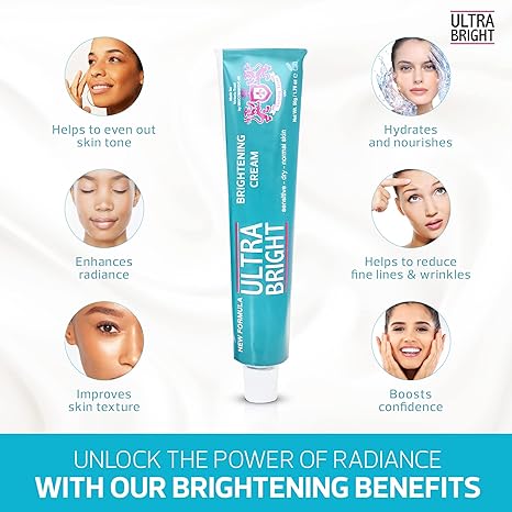 Ultra Bright Lightening Cream Ultra Bright - Mitchell Brands - Skin Lightening, Skin Brightening, Fade Dark Spots, Shea Butter, Hair Growth Products