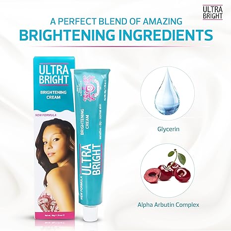 Ultra Bright Lightening Cream Ultra Bright - Mitchell Brands - Skin Lightening, Skin Brightening, Fade Dark Spots, Shea Butter, Hair Growth Products