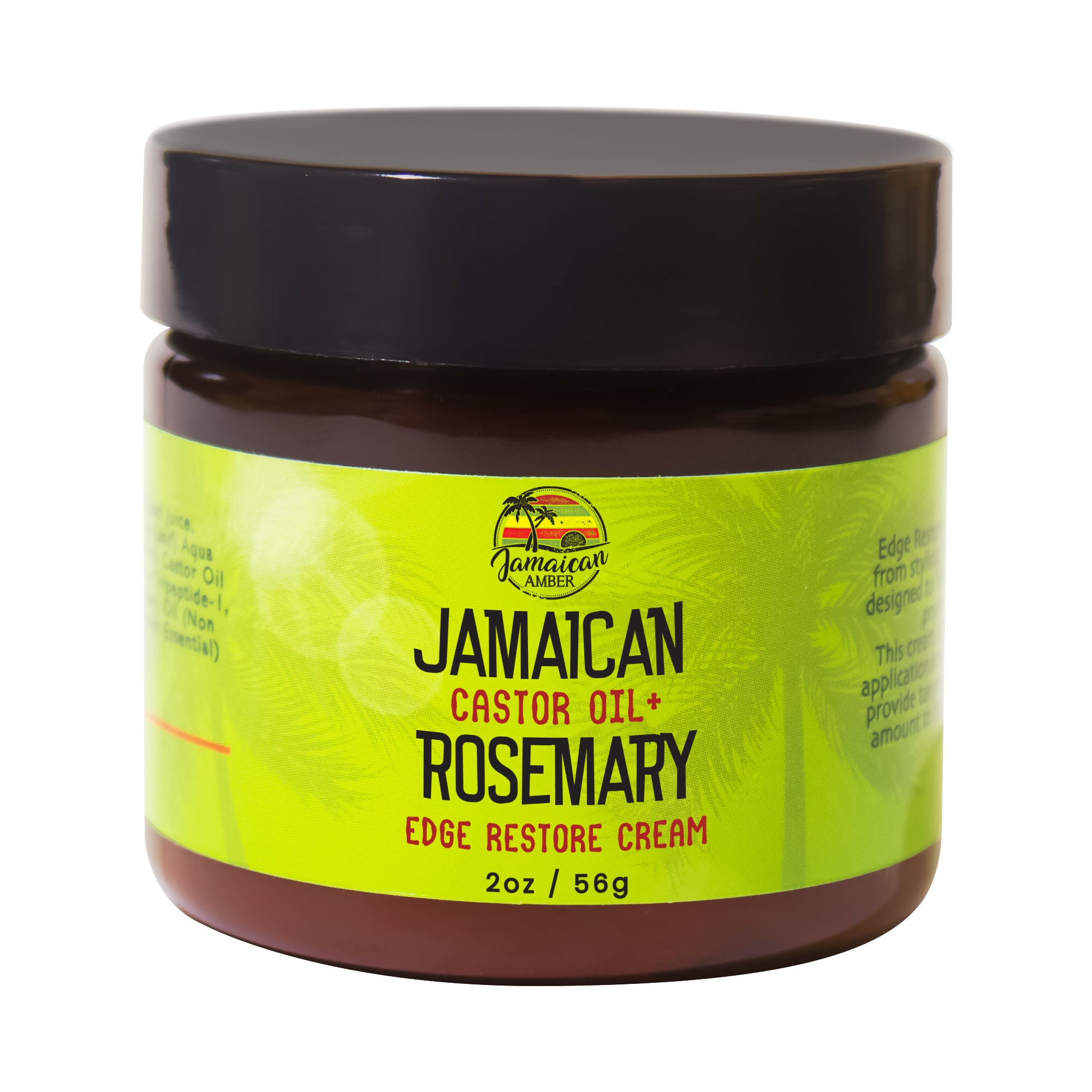 Jamaican Amber Jamaican Castor Oil & Rosemary Edge Restore Cream 2 oz/60 ml Mitchell Brands - Mitchell Brands - Skin Lightening, Skin Brightening, Fade Dark Spots, Shea Butter, Hair Growth Products