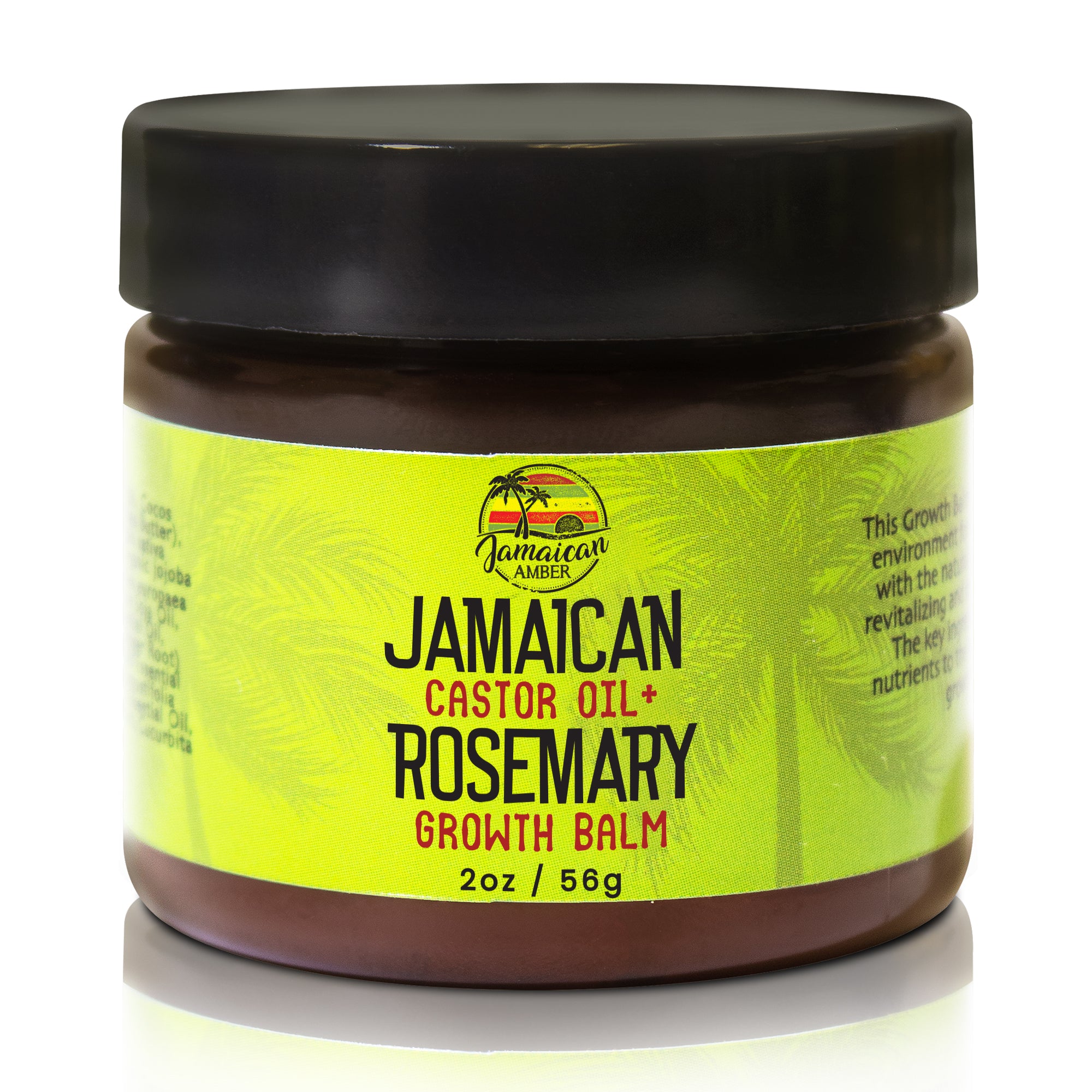 Jamaican Amber Jamaican Castor Oil & Rosemary Hair Growth Balm 2 oz/60 ml Mitchell Brands - Mitchell Brands - Skin Lightening, Skin Brightening, Fade Dark Spots, Shea Butter, Hair Growth Products