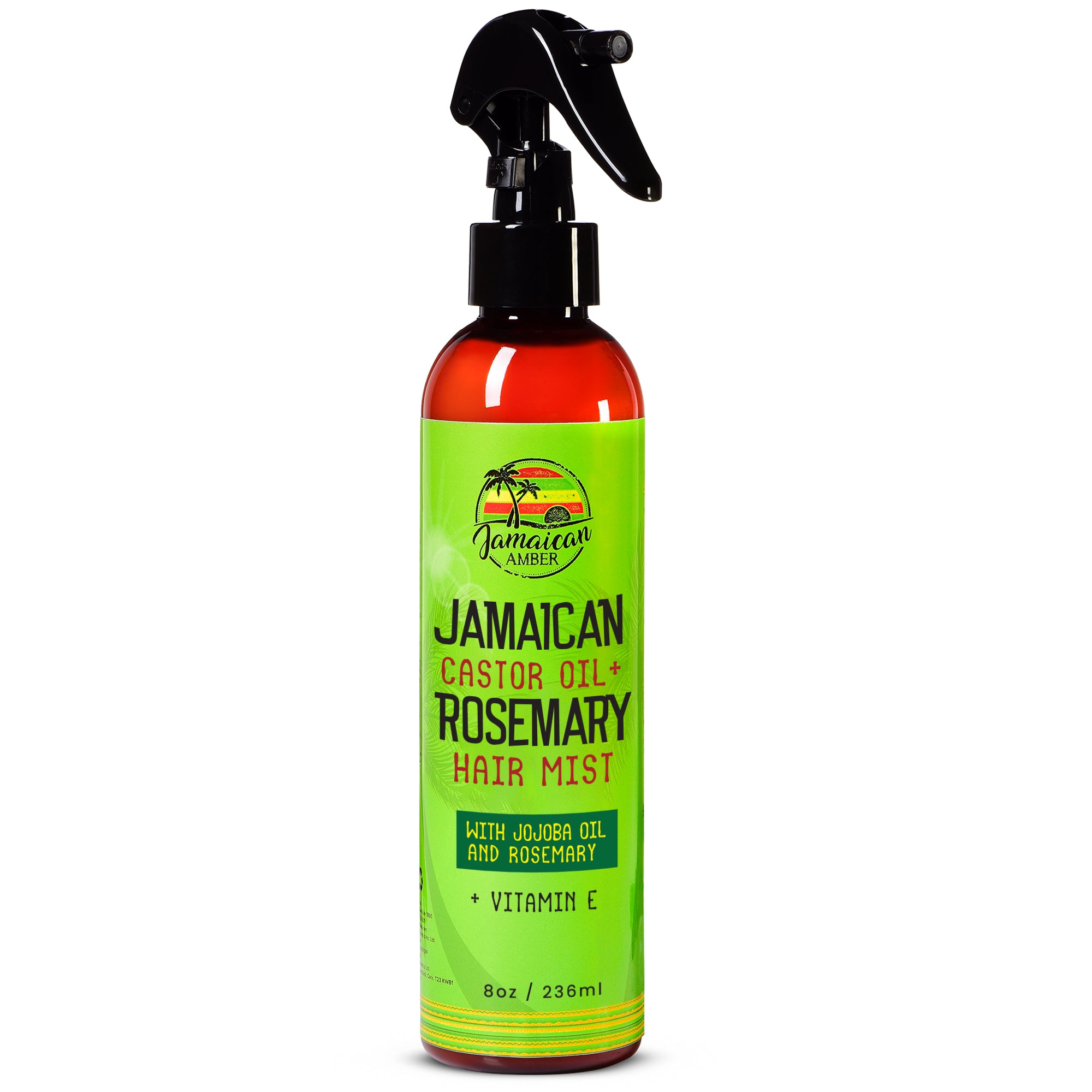 Jamaican Amber Jamaican Castor Oil & Rosemary Leave in Hair Mist 8 oz/236 ml Mitchell Brands - Mitchell Brands - Skin Lightening, Skin Brightening, Fade Dark Spots, Shea Butter, Hair Growth Products