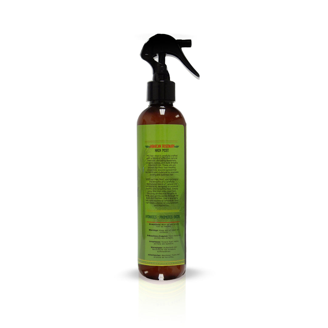 Jamaican Amber Jamaican Castor Oil & Romero Leave in Hair Mist 8 oz/236 ml Mitchell Brands - Mitchell Brands - Skin Lightening, Skin Brightening, Fade Dark Spots, Shea Butter, Hair Growth Products