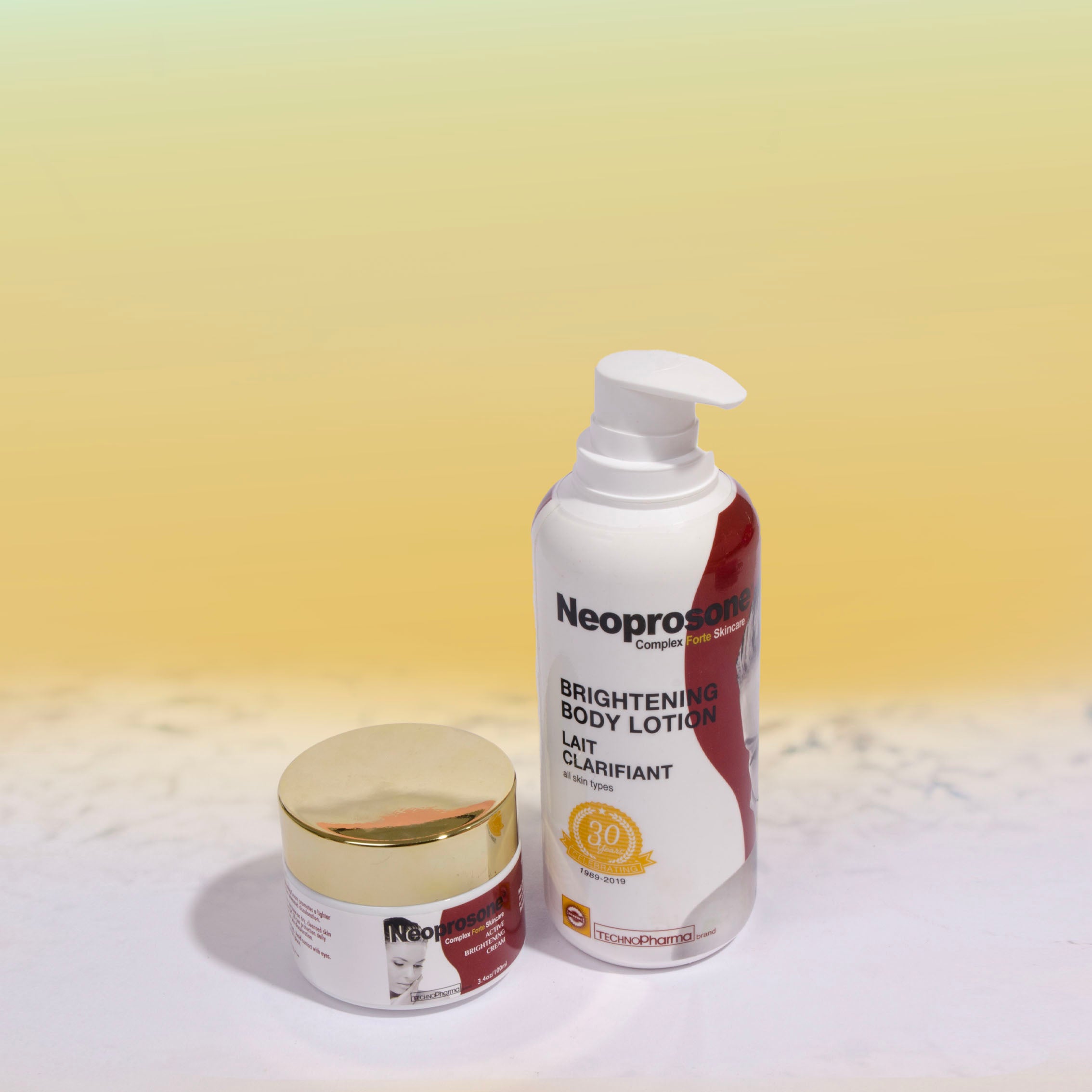 COMBO NEOPROSONE BRIGHTENING Crema & Loción Corporal 