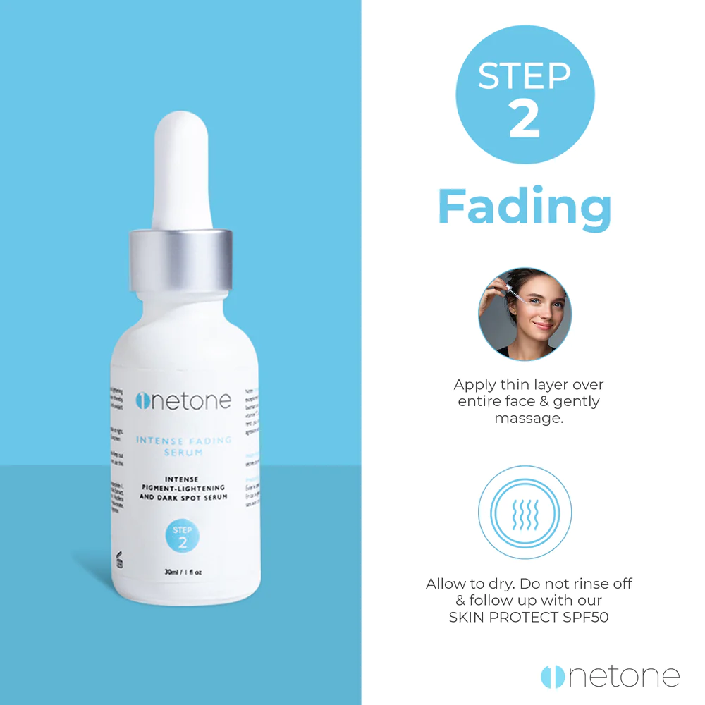 Omic+ OneTone Intense Fading Serum 30ml- Step 2 Mitchell Group USA, LLC - Mitchell Brands - Skin Lightening, Skin Brightening, Fade Dark Spots, Shea Butter, Hair Growth Products