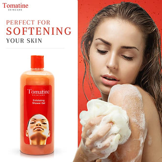 Tomatine Exfoliating Shower Gel 1000ml Mitchell Brands - Mitchell Brands - Skin Lightening, Skin Brightening, Fade Dark Spots, Shea Butter, Hair Growth Products