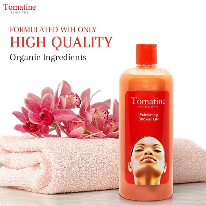 Tomatine Exfoliating Shower Gel 1000ml Mitchell Brands - Mitchell Brands - Skin Lightening, Skin Brightening, Fade Dark Spots, Shea Butter, Hair Growth Products