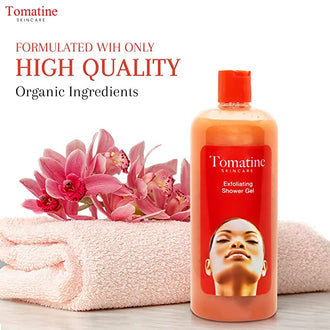 Tomatine Exfoliating Shower Gel 1000ml Mitchell Brands - Mitchell Brands - Skin Lightening, Skin Brightening, Fade Dark Spots, Shea Butter, Hair Growth Products