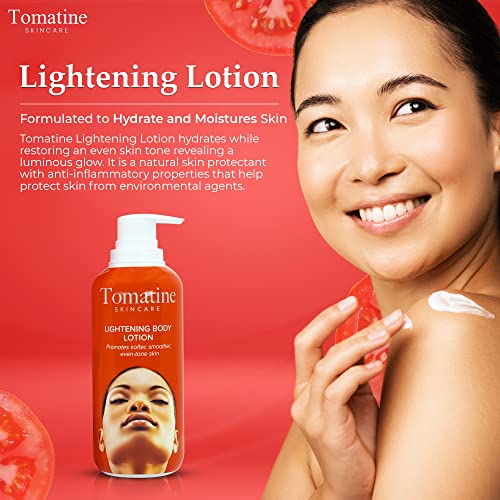 Tomatine Lightening Body Lotion 400ml Tomatine - Mitchell Brands - Skin Lightening, Skin Brightening, Fade Dark Spots, Shea Butter, Hair Growth Products