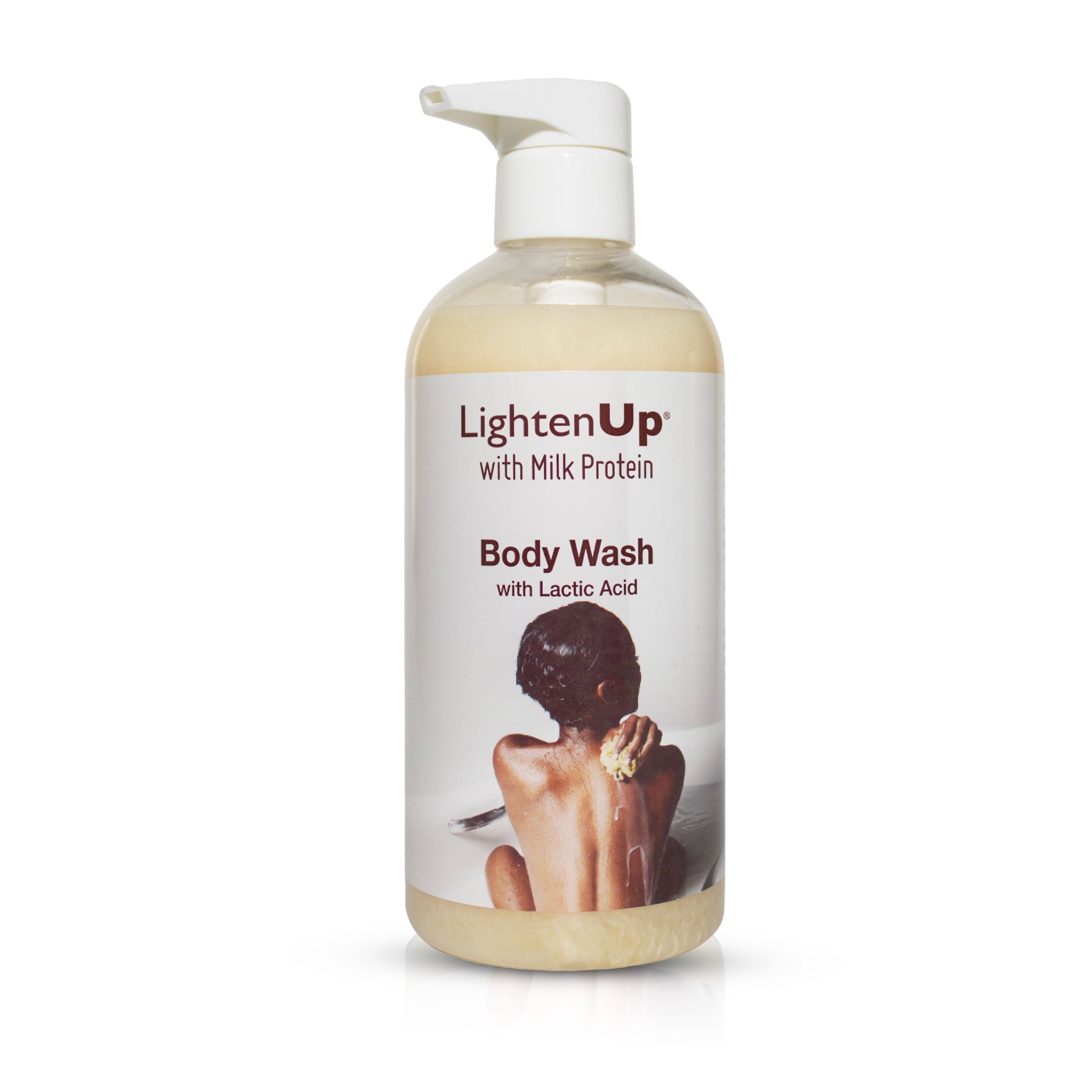 LightenUp Milk Protein Shower Gel 500 ml Mitchell Brands - Mitchell Brands - Skin Lightening, Skin Brightening, Fade Dark Spots, Shea Butter, Hair Growth Products