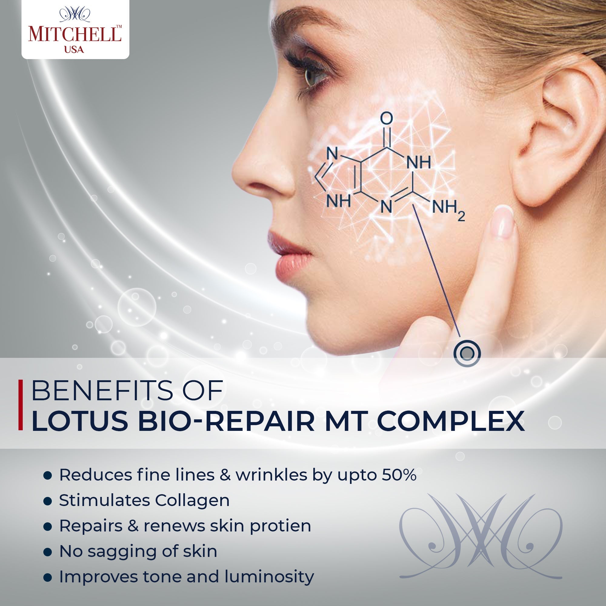 Mitchell Brands Ageless Night Therapy Anti-Wrinkle Cream 30ml / 1 fl oz Mitchell Brands - Mitchell Brands - Skin Lightening, Skin Brightening, Fade Dark Spots, Shea Butter, Hair Growth Products