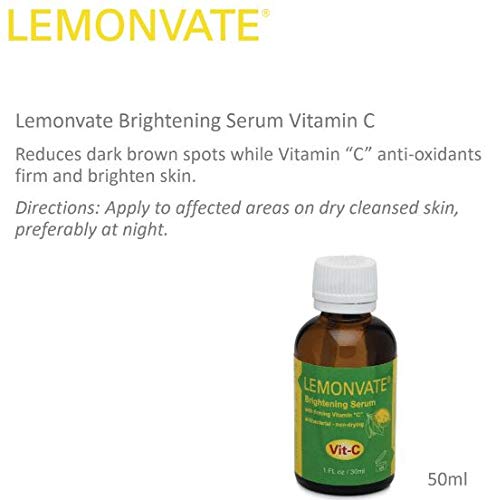 Lemonvate Brightening Serum Vitamin C 30ml Mitchell Brands - Mitchell Brands - Skin Lightening, Skin Brightening, Fade Dark Spots, Shea Butter, Hair Growth Products