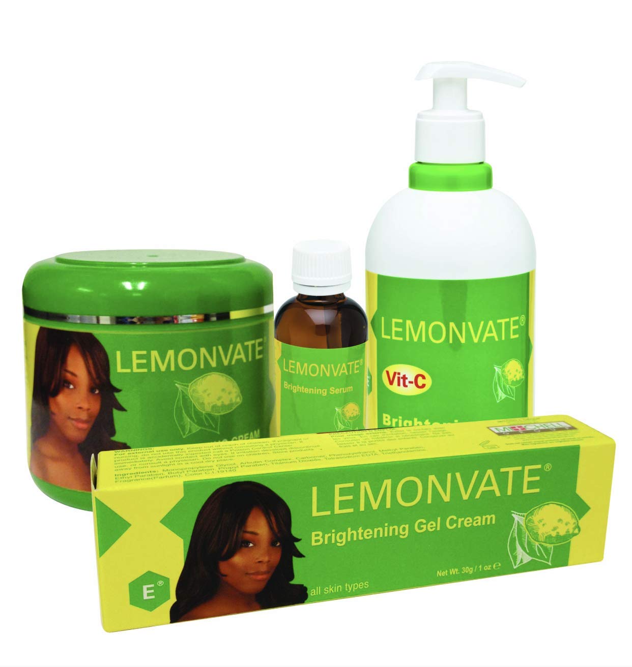 Lemonvate Brightening Gel - Vitamin C 30gm Mitchell Brands - Mitchell Brands - Skin Lightening, Skin Brightening, Fade Dark Spots, Shea Butter, Hair Growth Products