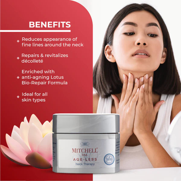 Ageless Neck Therapy Refining Cream 50g (Jar) Mitchell Group USA, LLC - Mitchell Brands - Skin Lightening, Skin Brightening, Fade Dark Spots, Shea Butter, Hair Growth Products