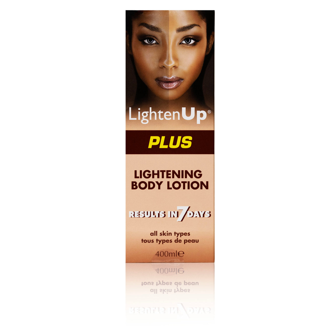 Lighten Up PLUS Lightening Body Pump Lotion 7 Day Results 400ml