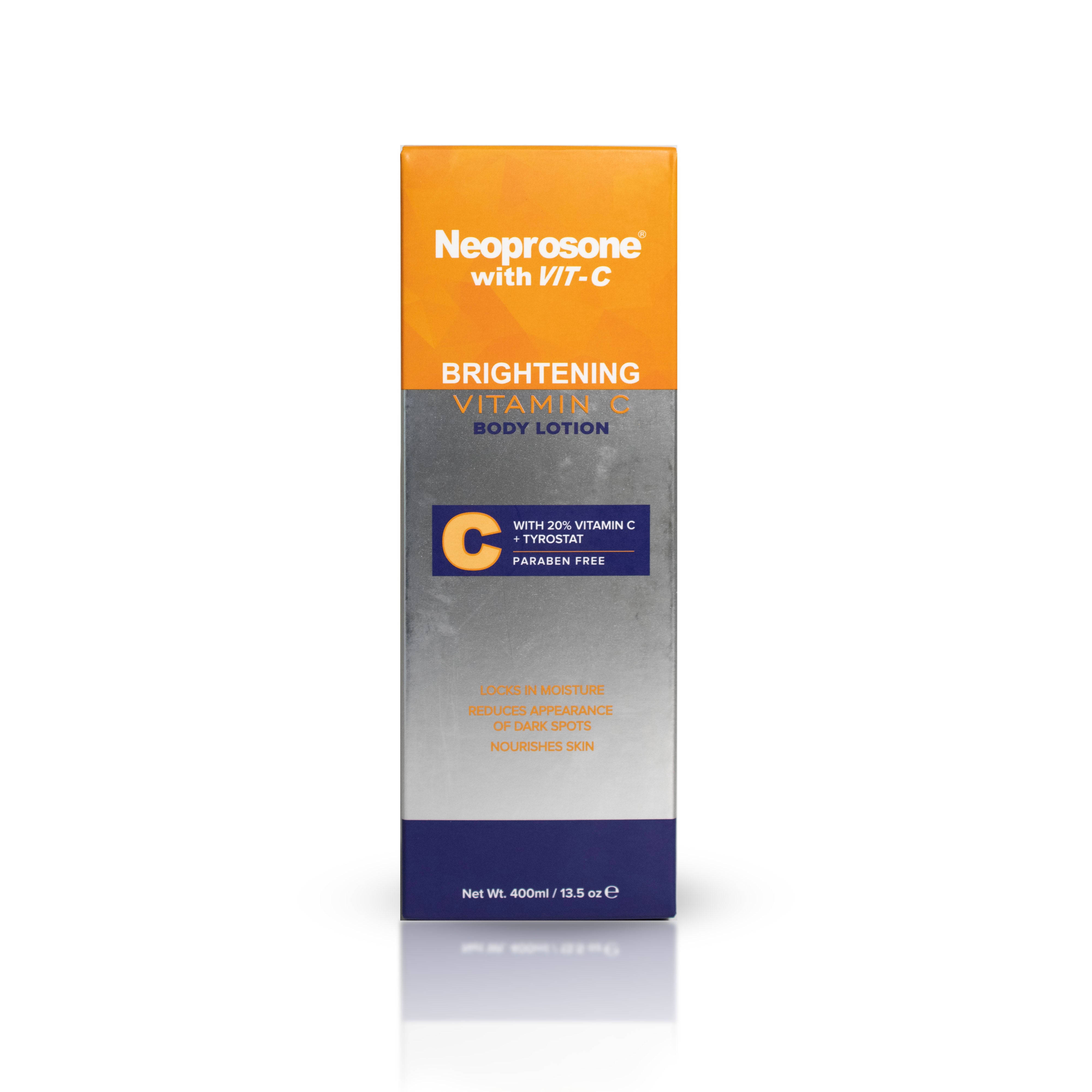 Neoprosone Brightening Vit C Lotion 400ml Mitchell Brands - Mitchell Brands - Skin Lightening, Skin Brightening, Fade Dark Spots, Shea Butter, Hair Growth Products