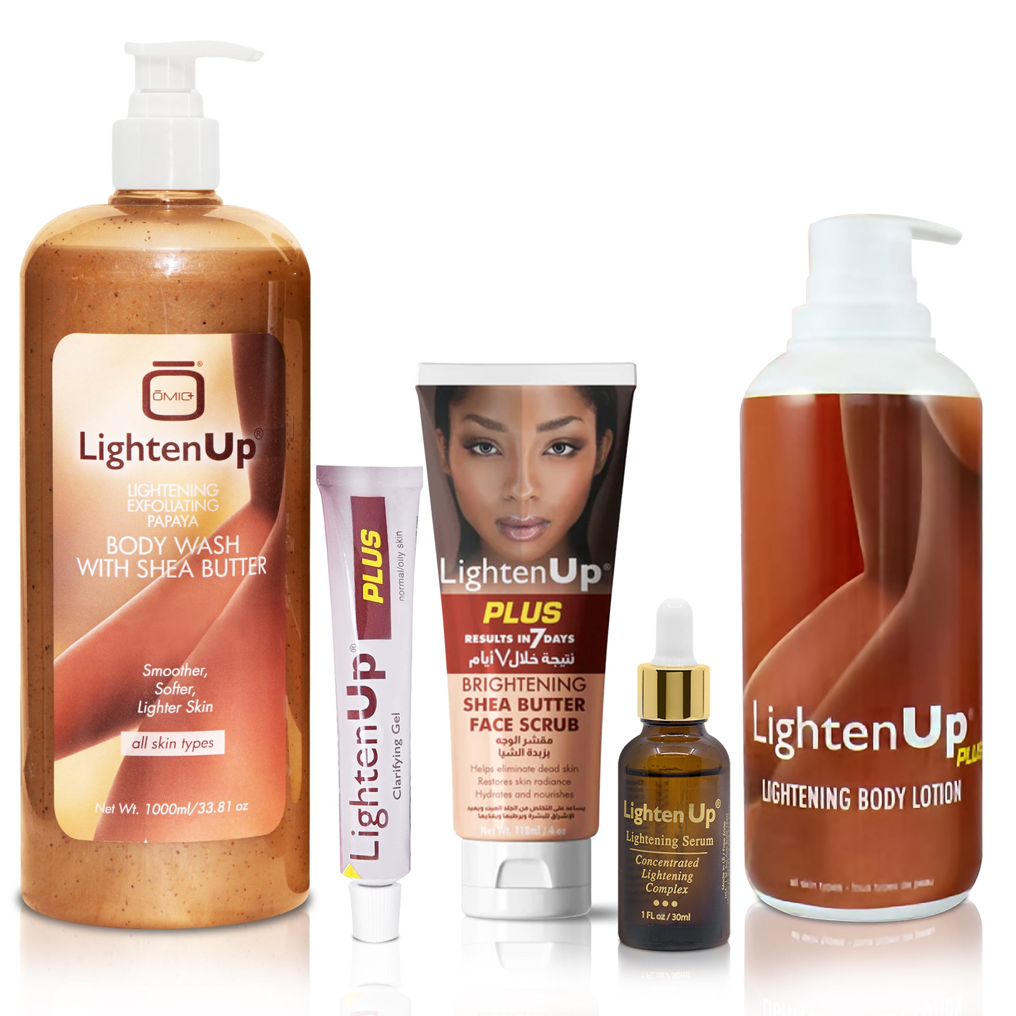 Lighten Up Bundle Mitchell Brands - Mitchell Brands - Skin Lightening, Skin Brightening, Fade Dark Spots, Shea Butter, Hair Growth Products