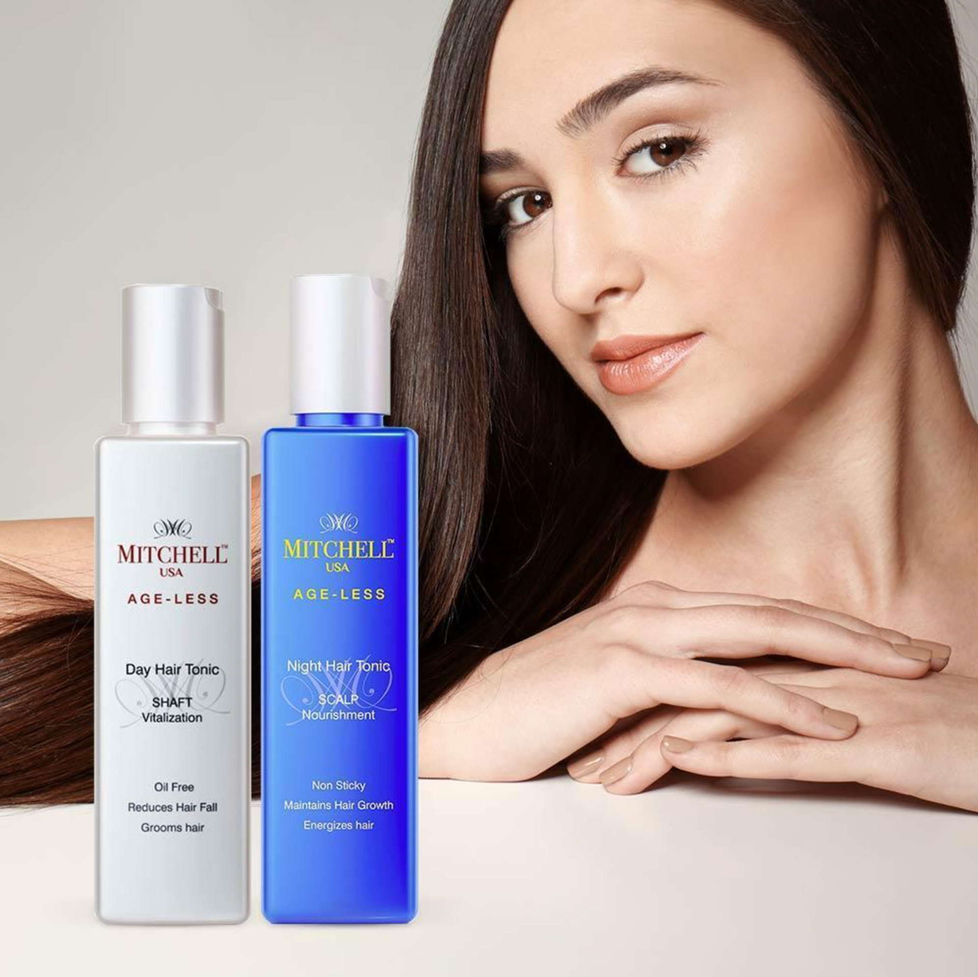 Ageless Day + Night Hair Tonic - SCALP Nourishment + SHAFT Vitalization-(I) Mitchell Group USA, LLC - Mitchell Brands - Skin Lightening, Skin Brightening, Fade Dark Spots, Shea Butter, Hair Growth Products