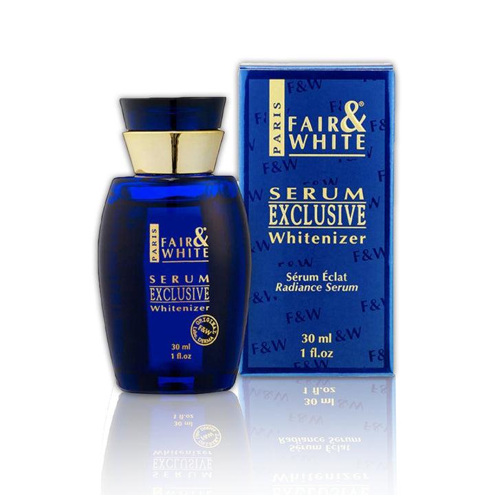 Fair & White Exclusive Whitenizer Serum NHQ - 30ml / 1 fl oz Fair & White Exclusive - Mitchell Brands - Skin Lightening, Skin Brightening, Fade Dark Spots, Shea Butter, Hair Growth Products